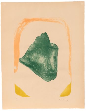 リトグラフ Frankenthaler - Orange Hoop