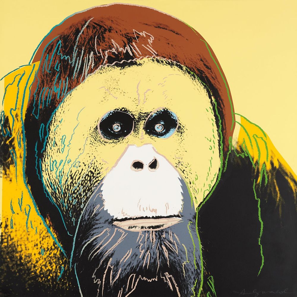 シルクスクリーン Warhol - Orangutan (FS II.299)