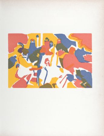 木版 Kandinsky (After) - Oriental, Klänge, 1974