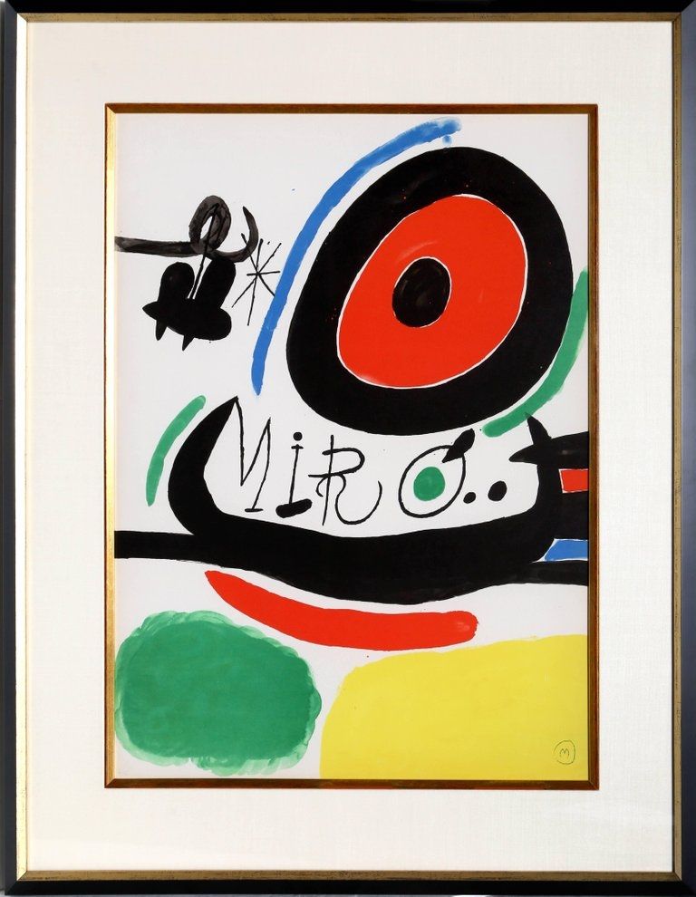 リトグラフ Miró - Osaka Exhibition (M. 680)
