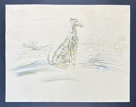 リトグラフ Kokoschka - Oskar Kokoschka (1886-1980) - Coloured chalk lithograph on porous paper and vélin - 1952