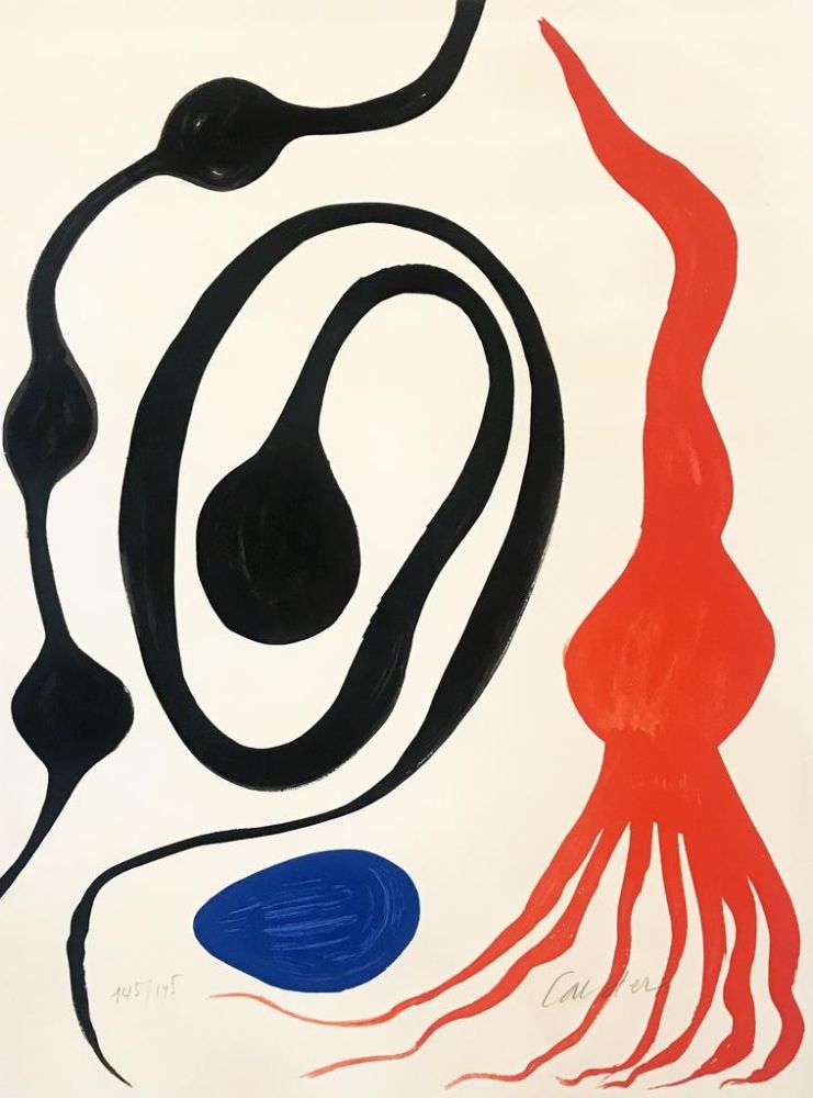 リトグラフ Calder - Our Unfinished Revolution: Octopus/ Squid