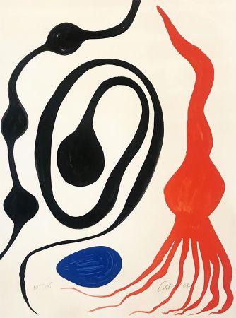 リトグラフ Calder - Our Unfinished Revolution: Octopus/Squid