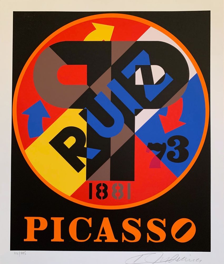 シルクスクリーン Indiana - Pablo Picasso