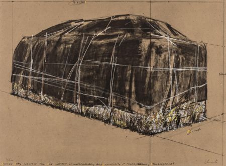 シルクスクリーン Christo & Jeanne-Claude - Packed Hay