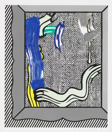 木版 Lichtenstein - Painting on Canvas