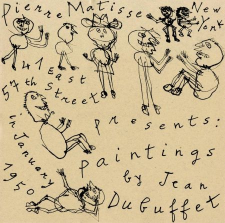 リトグラフ Dubuffet - Paintings by Jean Dubuffet