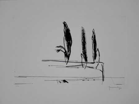 ポイントーセッシュ Hernandez Pijuan - Paisatge amb xiprers VI / Landscape with Cypresses VI