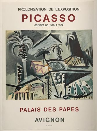 リトグラフ Picasso - Palais des Papes