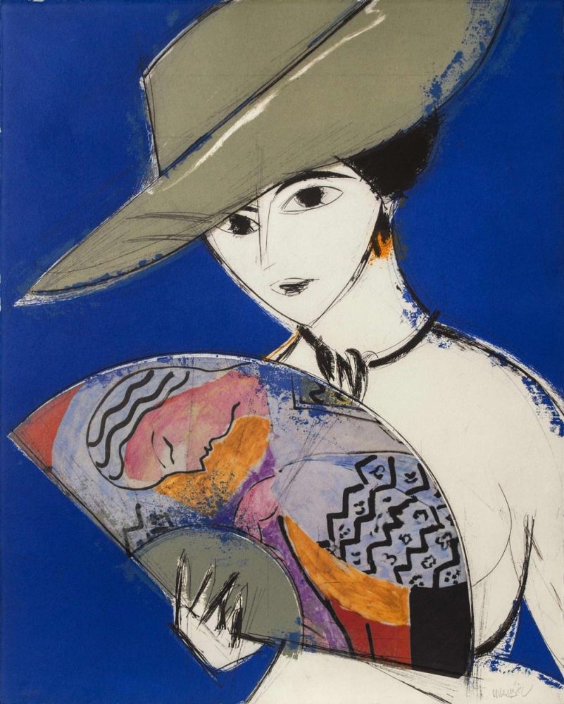 エッチングと　アクチアント Valdés - Pamela III - Chagall
