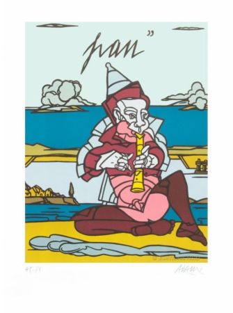 リトグラフ Adami - Pan