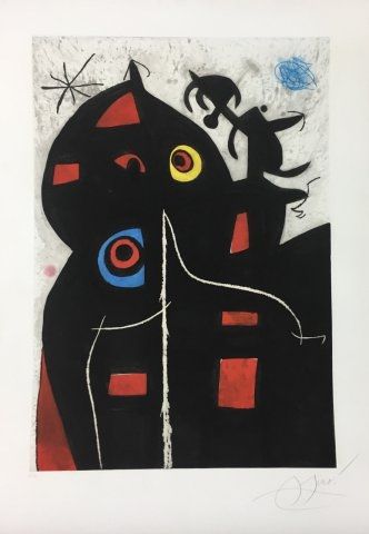 エッチングと　アクチアント Miró - Pantagruel