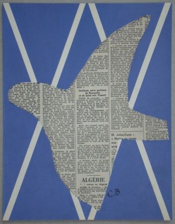 シルクスクリーン Braque - Papier collé pour XXe Siècle - 1955