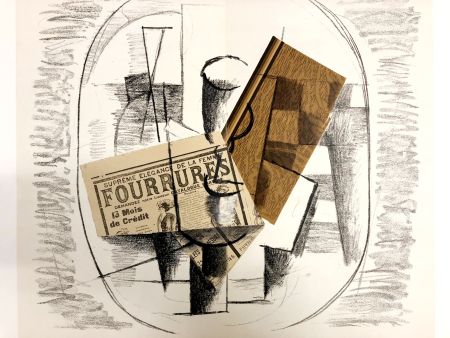 リトグラフ Braque - Papiers collés