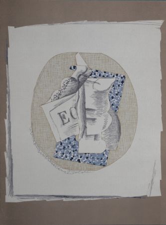 リトグラフ Braque - Papiers Collés (A), 1963