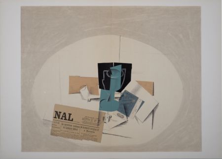 リトグラフ Braque - Papiers Collés (B), 1963