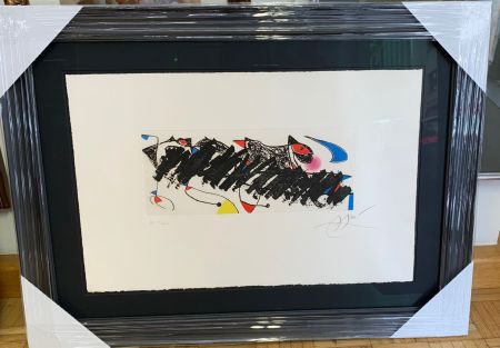 エッチング Miró - Par dessus la haie