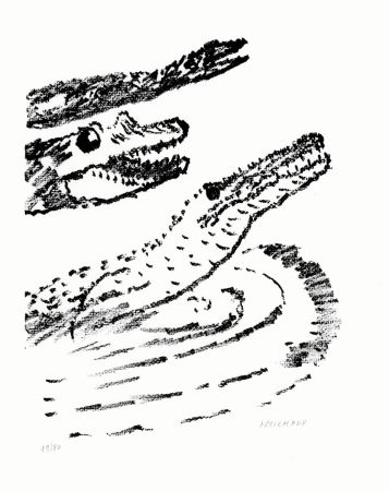 リトグラフ Michaux - Par la voie des rythmes