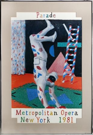 シルクスクリーン Hockney - Parade, Metropolitan Opera