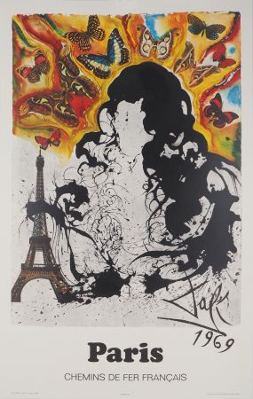 リトグラフ Dali - Paris