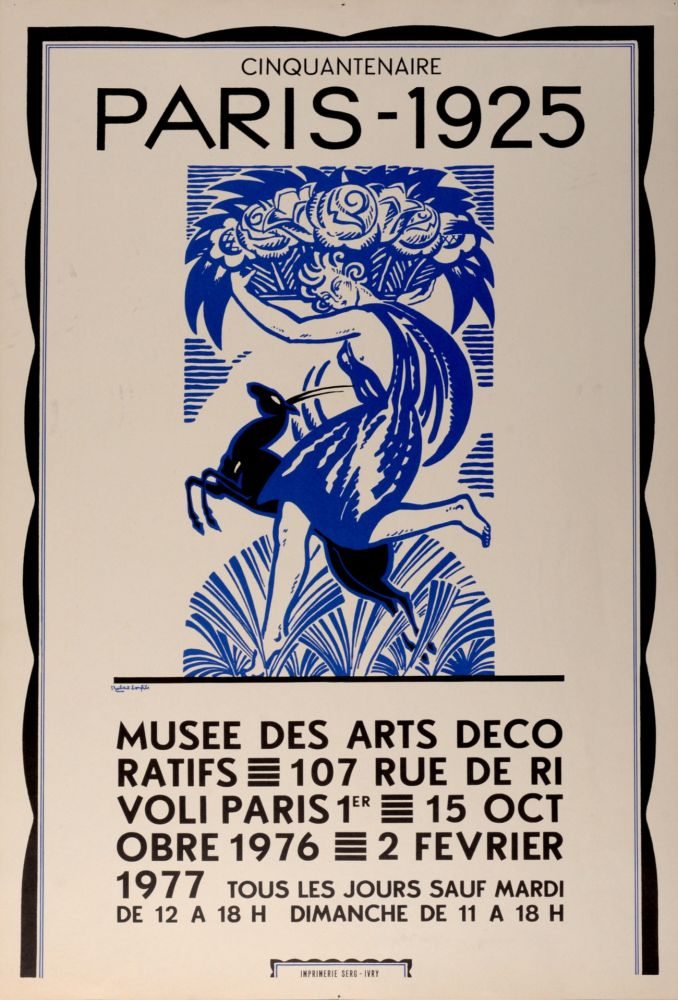 リトグラフ Bonfils - Paris 1925 - Musée des Arts Décoratifs, 1976