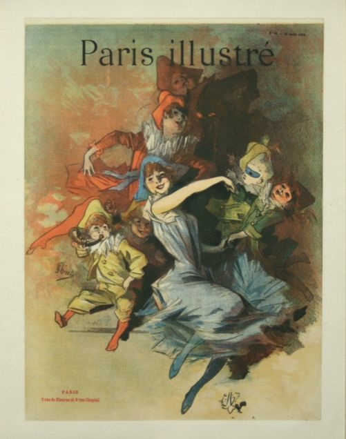 リトグラフ Cheret - Paris  Illustré  10 Mars 1888