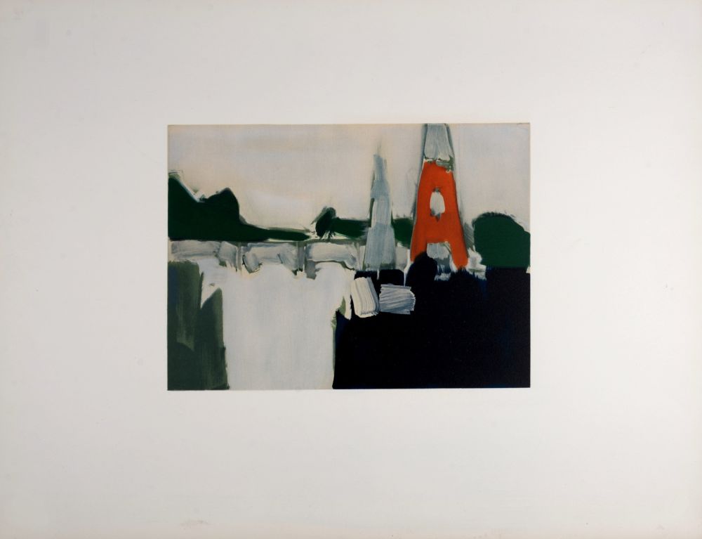 リトグラフ De Stael - Paris, La Tour Eiffel, 1974