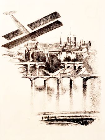 リトグラフ Delaunay - Paris (Les Ponts et Notre-Dame)