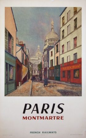 オフセット Utrillo - Paris Montmartre