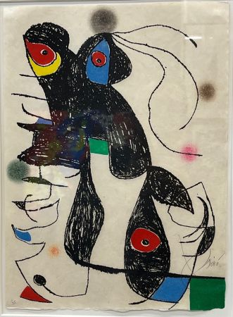 エッチングと　アクチアント Miró - Paroles peintes V