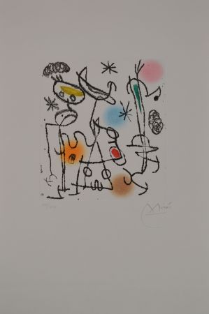 エッチングと　アクチアント Miró - Paroles Peintres III - D446