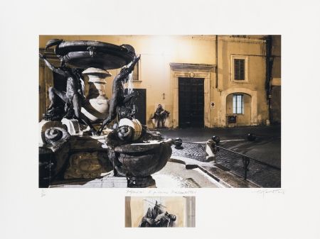 デジタル版画 Pignon-Ernest - Pasolini Si je reviens Piazza Mattei