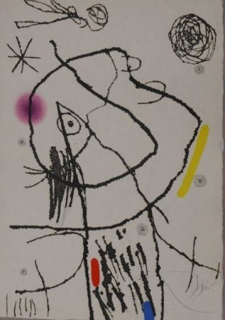 エッチング Miró - Passage de L'Egyptienne