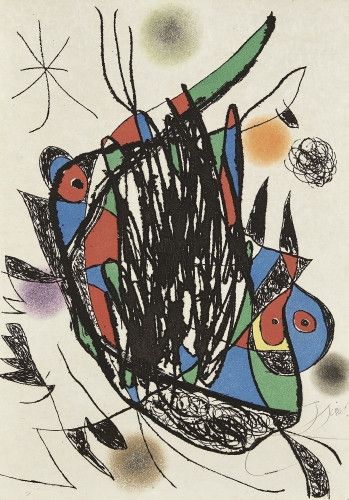 エッチングと　アクチアント Miró - Passage De L'Egyptienne 5