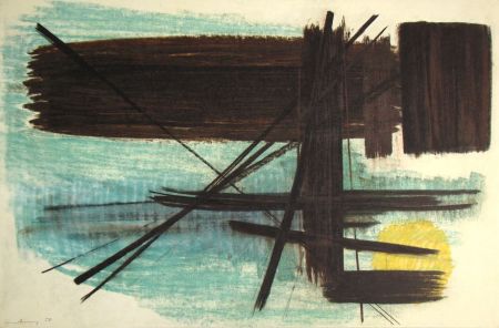 リトグラフ Hartung - Pastel P. 1950 - 3
