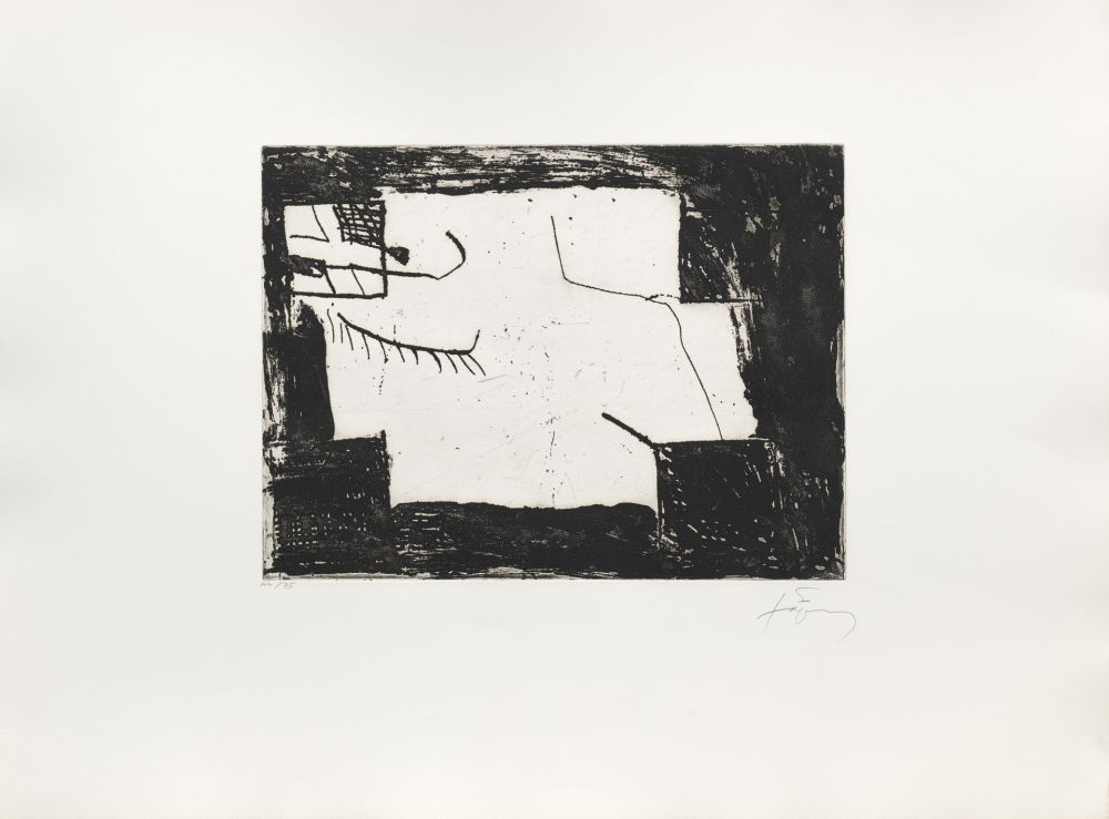 彫版 Tàpies - Paupière
