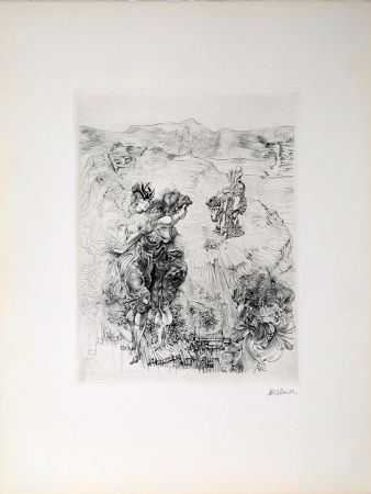 彫版 Bellmer - Paysage 1800