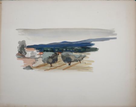 リトグラフ Derain - Paysage, 1933