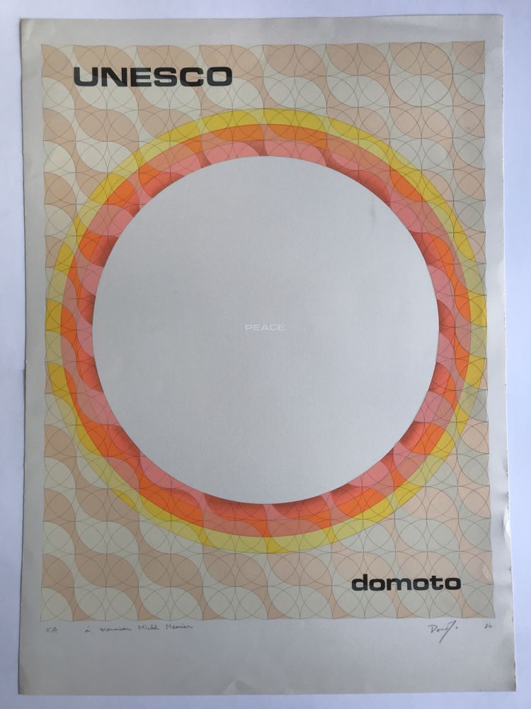 リトグラフ Domoto - Peace