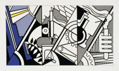 リトグラフ Lichtenstein - Peace Through Chemistry IV
