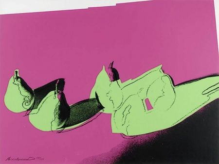 リトグラフ Warhol - Pears, from 