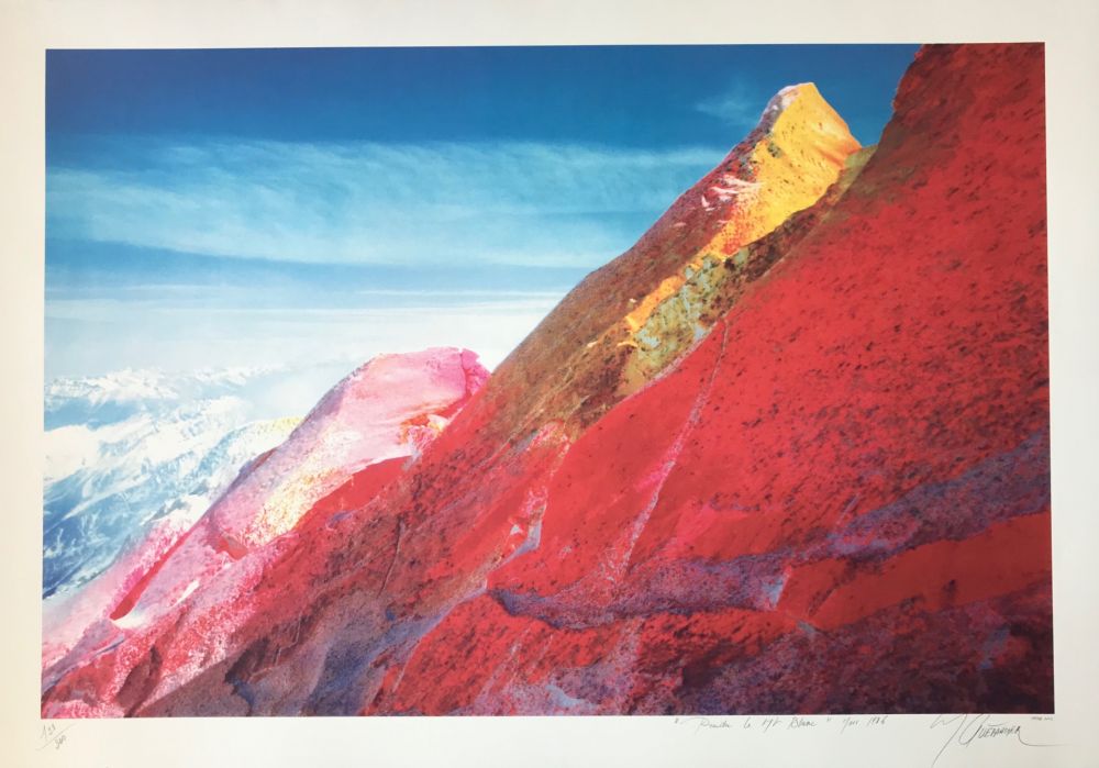シルクスクリーン Gueranger - Peindre le Mont-Blanc