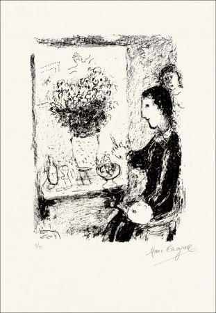 リトグラフ Chagall - Peintre
