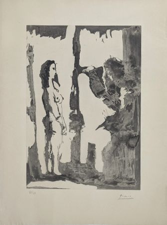 アクチアント Picasso - Peintre et modèle aux cheveux longs 