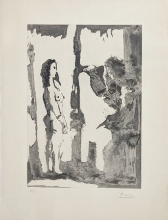 アクチアント Picasso - Peintre et modèle aux cheveux longs