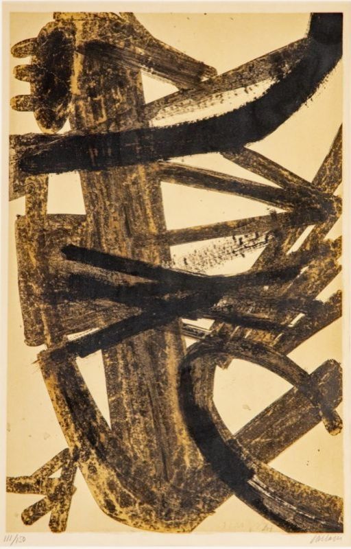 リトグラフ Soulages - Peinture 1947 - 1960 