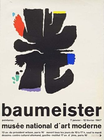 シルクスクリーン Baumeister - Peintures Musée National D'Art Moderne