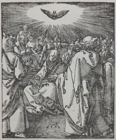 木版 Durer - Pentecost (The Small Passion), 1612
