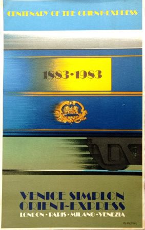 リトグラフ Fix-Masseau - Perre Fix-Masseau, Centenary of the Orient Express, 1883-1983, Beautiful Lithograph