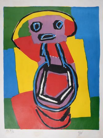リトグラフ Appel - Personnage, 1969 - Hand-signed